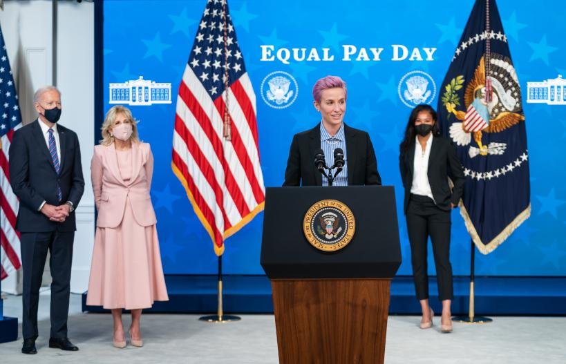 megan rapinoe, equal pay day, white house