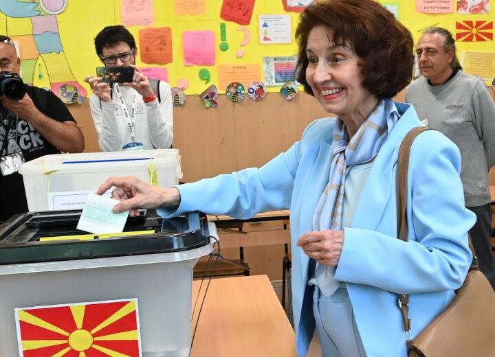 Gordana Siljanovska-Davkova elected North Macedonia’s first woman president